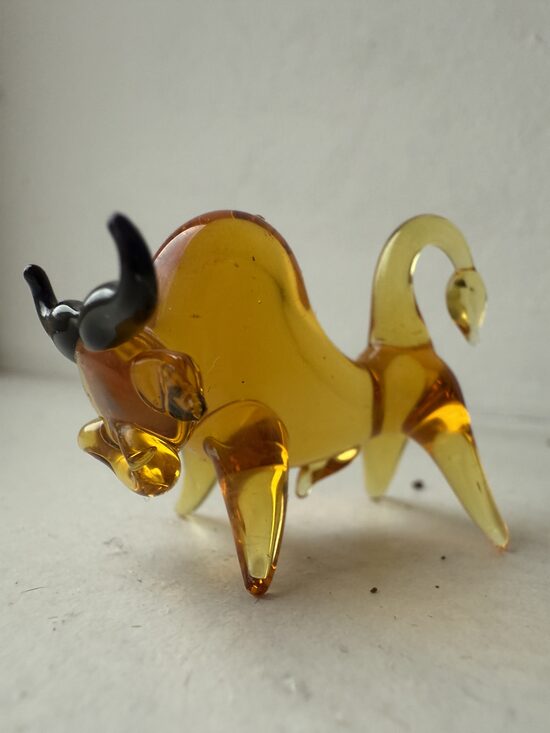 Glass bull